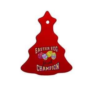 Easter Egg Hunting Champion Ceramic Tree Ornament