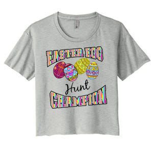 Easter Egg Hunting Champion Women's Crop Top Tee