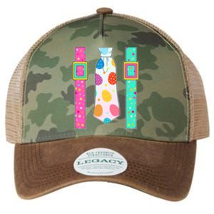 Easter Egg Tie & Suspenders Legacy Tie Dye Trucker Hat