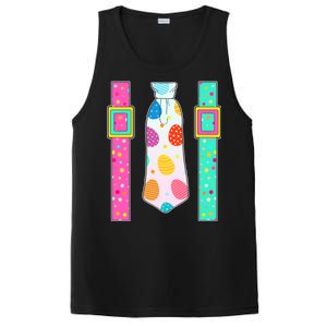 Easter Egg Tie & Suspenders PosiCharge Competitor Tank