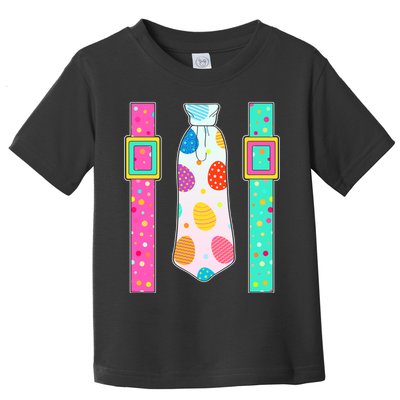 Easter Egg Tie & Suspenders Toddler T-Shirt
