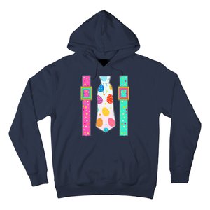 Easter Egg Tie & Suspenders Hoodie