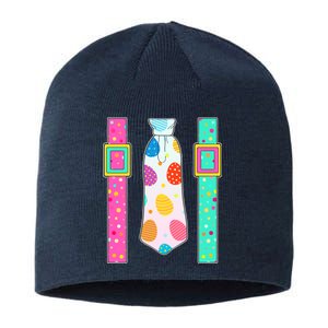 Easter Egg Tie & Suspenders Sustainable Beanie