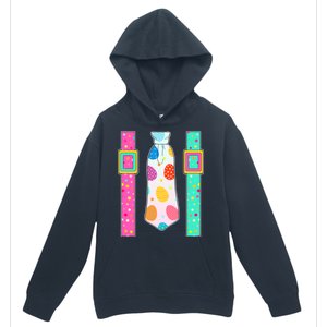 Easter Egg Tie & Suspenders Urban Pullover Hoodie