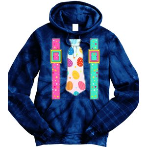 Easter Egg Tie & Suspenders Tie Dye Hoodie