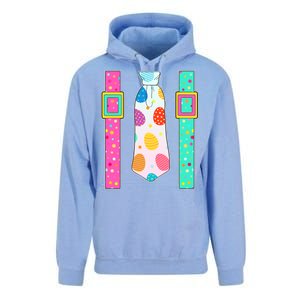 Easter Egg Tie & Suspenders Unisex Surf Hoodie