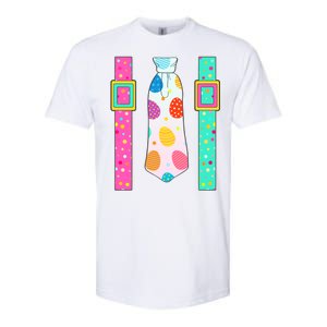 Easter Egg Tie & Suspenders Softstyle CVC T-Shirt