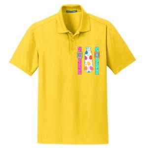 Easter Egg Tie & Suspenders Dry Zone Grid Polo