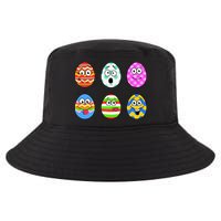 Easter Eggs Funny Emoji's Cool Comfort Performance Bucket Hat