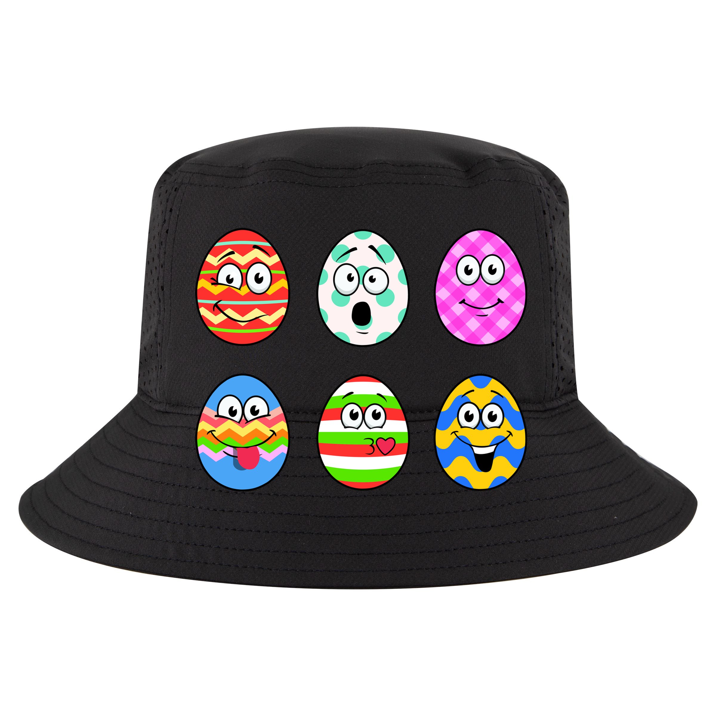 Easter Eggs Funny Emoji's Wool Snapback Cap