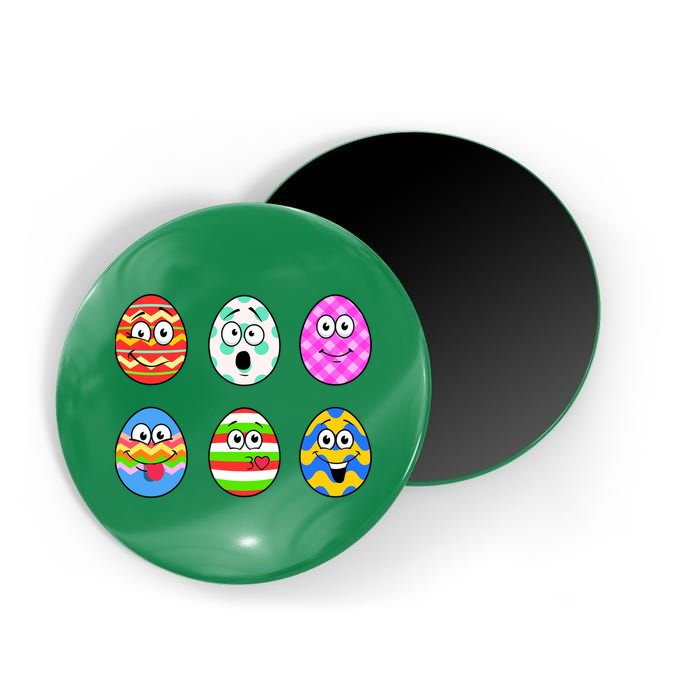 Easter Eggs Funny Emoji's Magnet