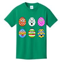 Easter Eggs Funny Emoji's Kids T-Shirt
