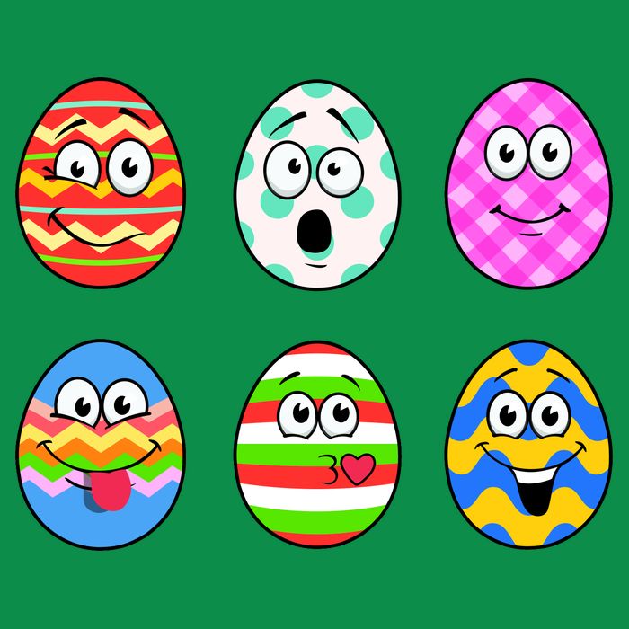 Easter Eggs Funny Emoji's Kids T-Shirt