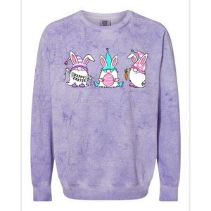 Easter Gnomes Colorblast Crewneck Sweatshirt