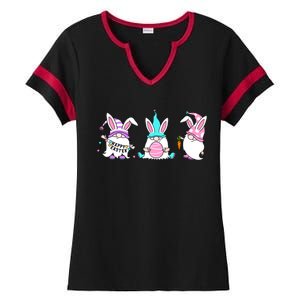 Easter Gnomes Ladies Halftime Notch Neck Tee