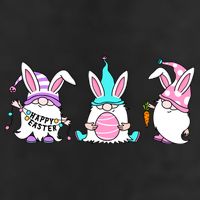 Easter Gnomes 7 Panel Mesh Trucker Snapback Hat