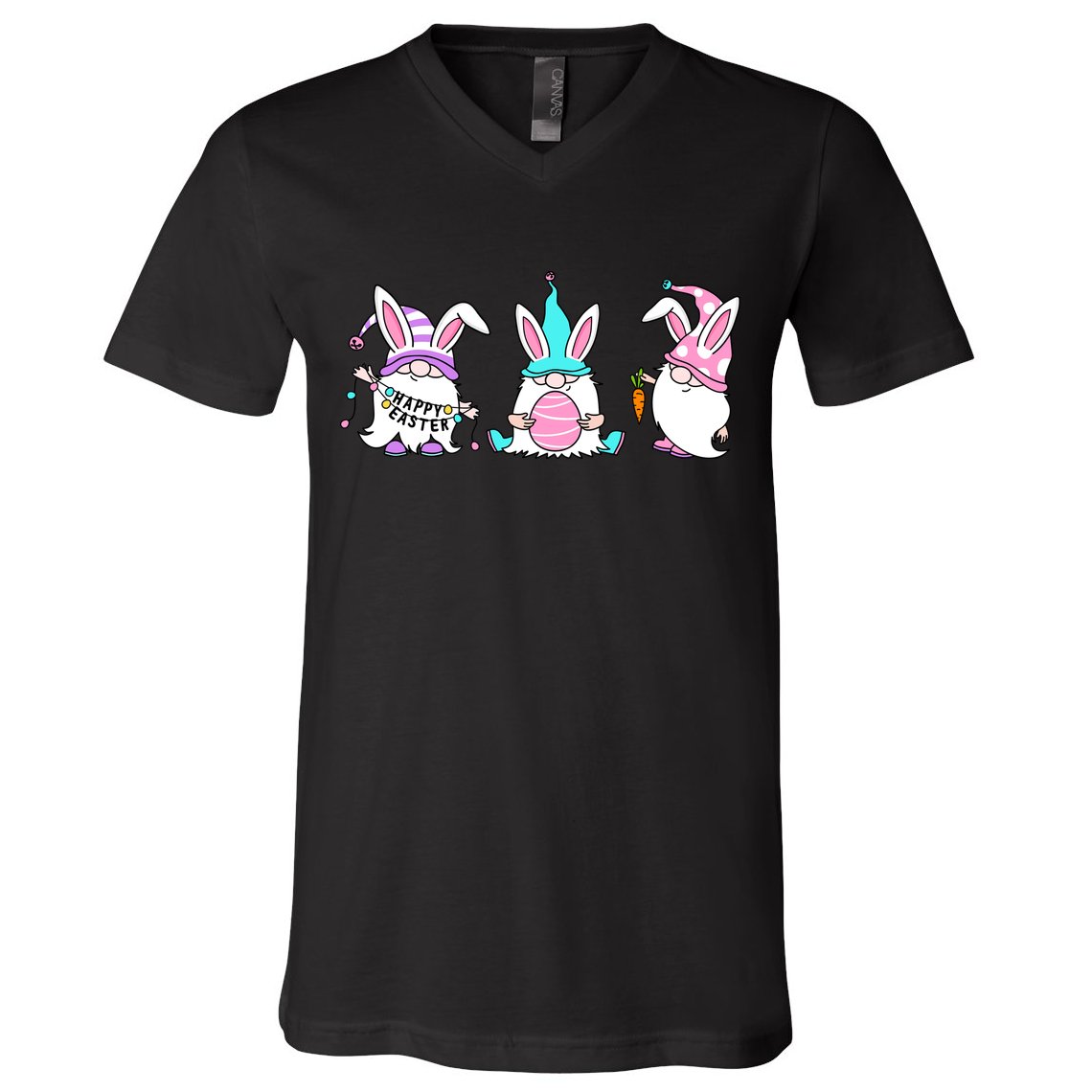 Easter Gnomes V-Neck T-Shirt