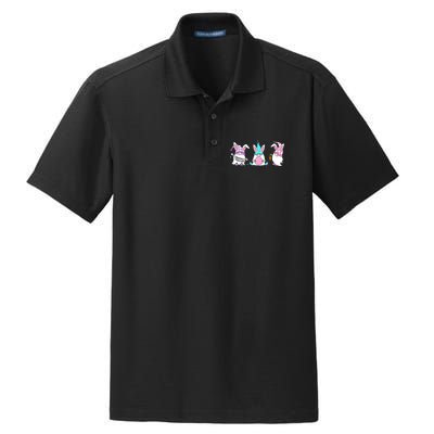 Easter Gnomes Dry Zone Grid Polo