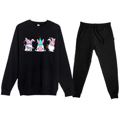 Easter Gnomes Premium Crewneck Sweatsuit Set