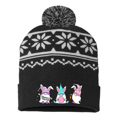 Easter Gnomes USA-Made Snowflake Beanie