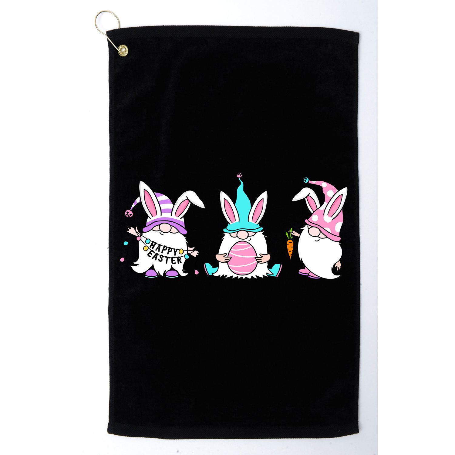 Easter Gnomes Golf Towel