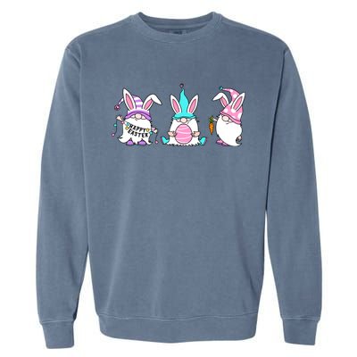 Easter Gnomes Garment-Dyed Sweatshirt