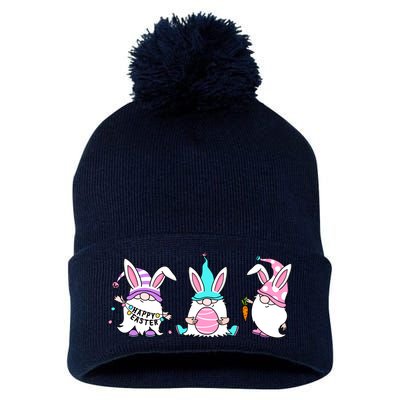 Easter Gnomes Pom Pom 12in Knit Beanie