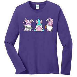 Easter Gnomes Ladies Long Sleeve Shirt