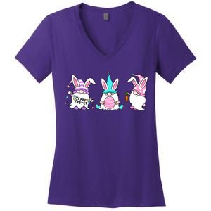 Easter Gnomes Women's V-Neck T-Shirt