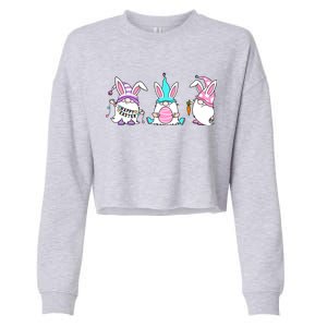 Easter Gnomes Cropped Pullover Crew