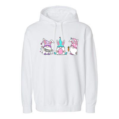 Easter Gnomes Garment-Dyed Fleece Hoodie