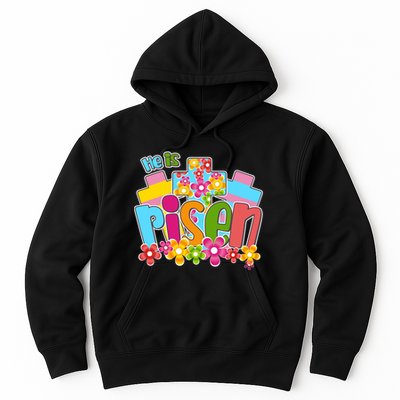 Easter He Is Risen Spring flowers Hoodie