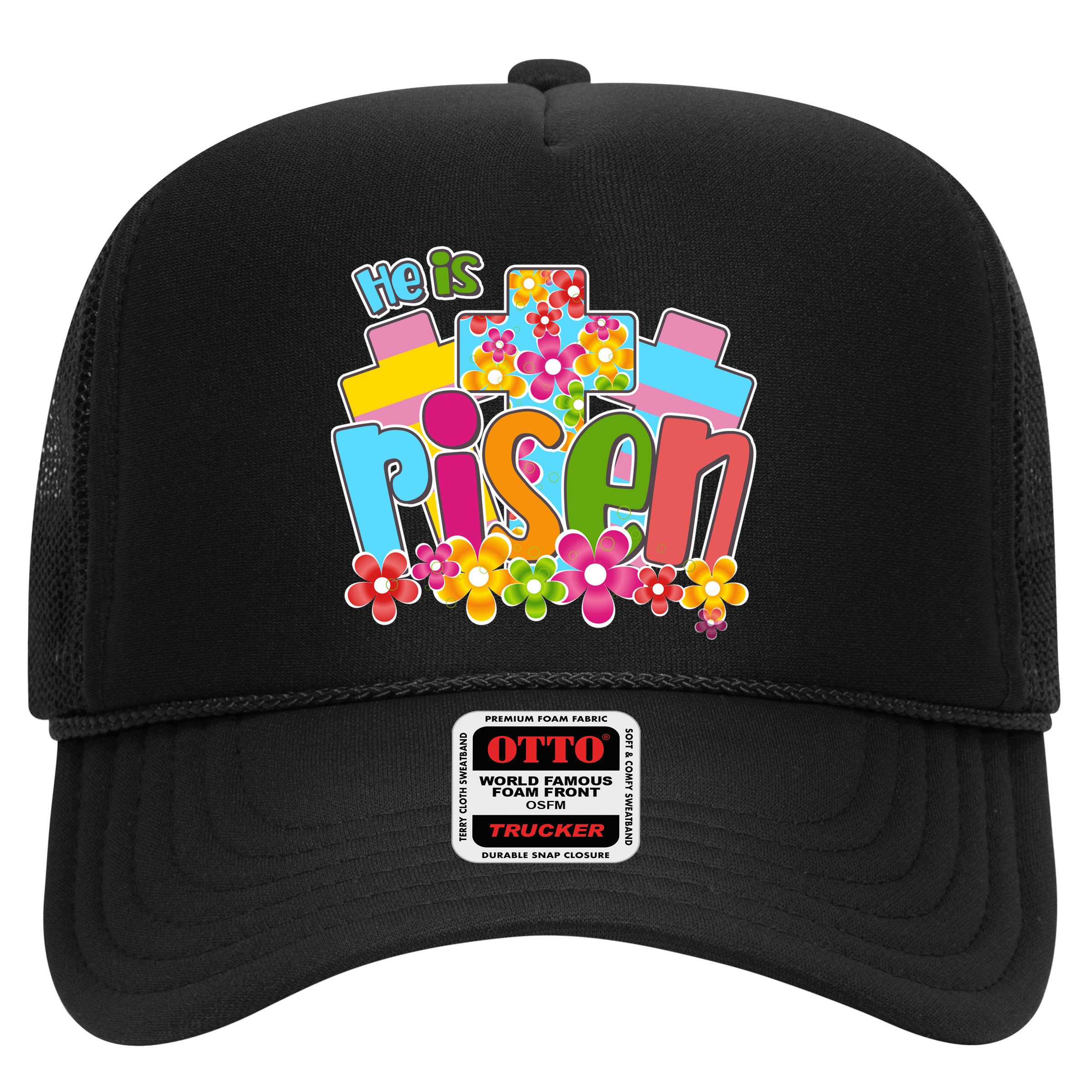 Easter He Is Risen Spring flowers Hat