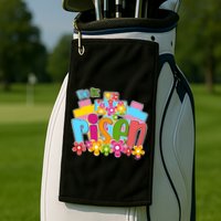 Easter He Is Risen Spring flowers Golf Towel