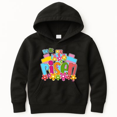 Easter He Is Risen Spring flowers Kids Hoodie