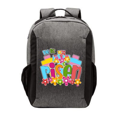 Easter He Is Risen Spring flowers Vector Backpack