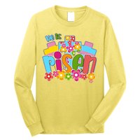 Easter He Is Risen Spring flowers Long Sleeve Shirt