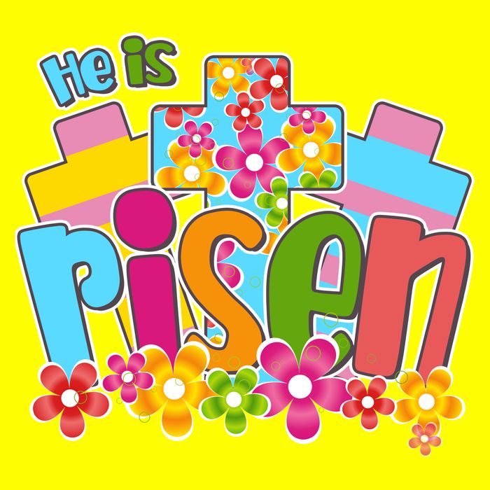 Easter He Is Risen Spring flowers Long Sleeve Shirt