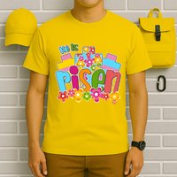 Easter He Is Risen Spring flowers T-Shirt
