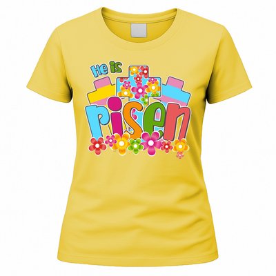 Easter He Is Risen Spring flowers Women's T-Shirt