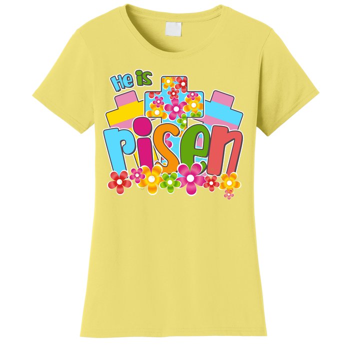 Easter He Is Risen Spring flowers Women's T-Shirt