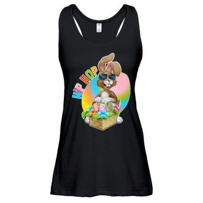 Easter Hip Hop Bunny Ladies Essential Flowy Tank