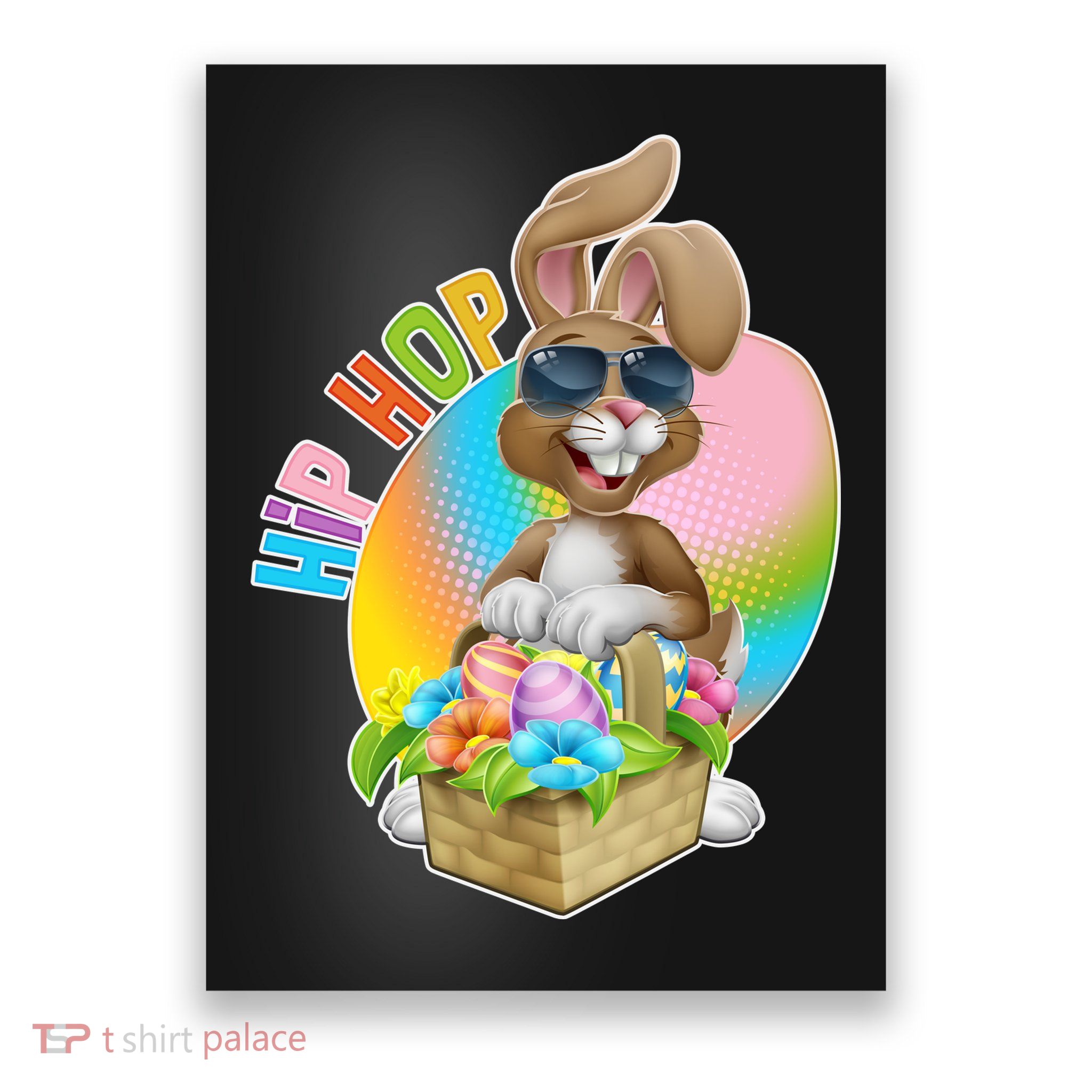 Easter Hip Hop Bunny Poster