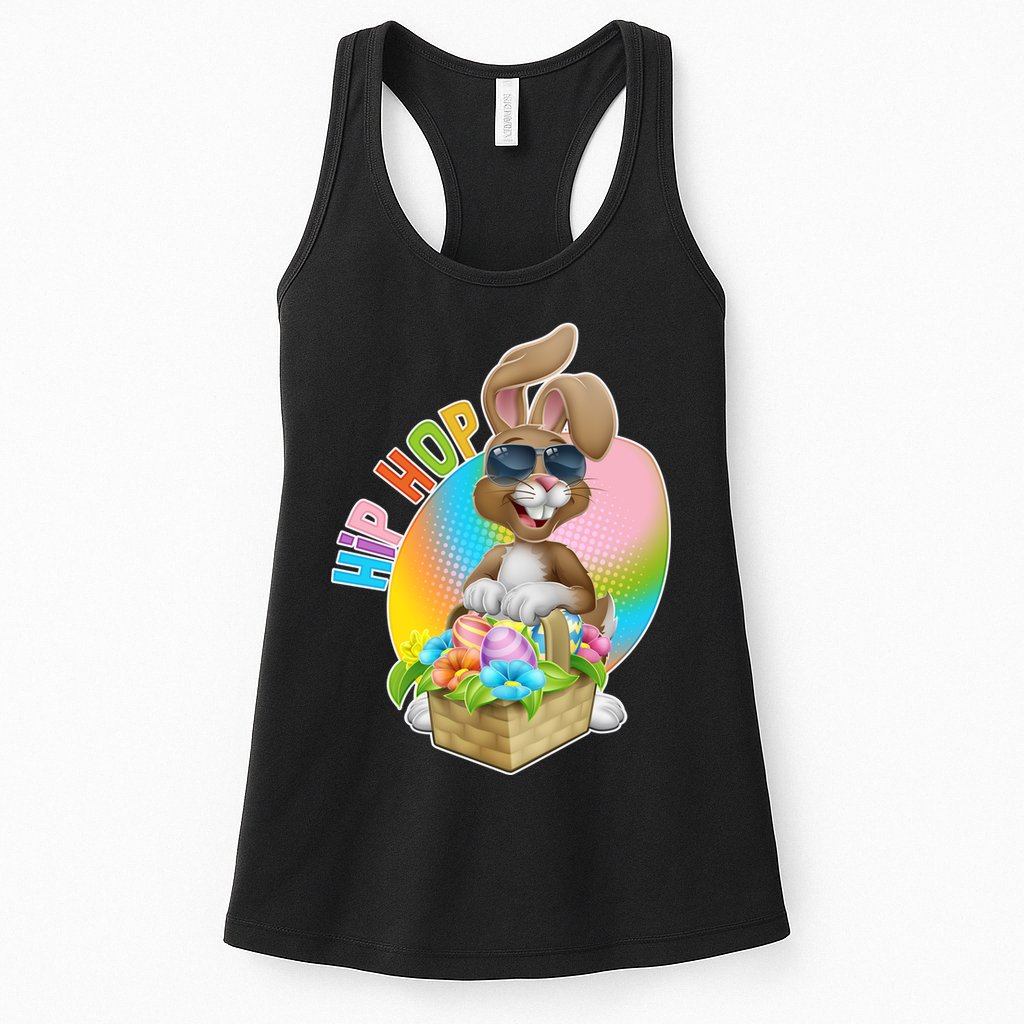 Easter Hip Hop Bunny Womens Tank Top