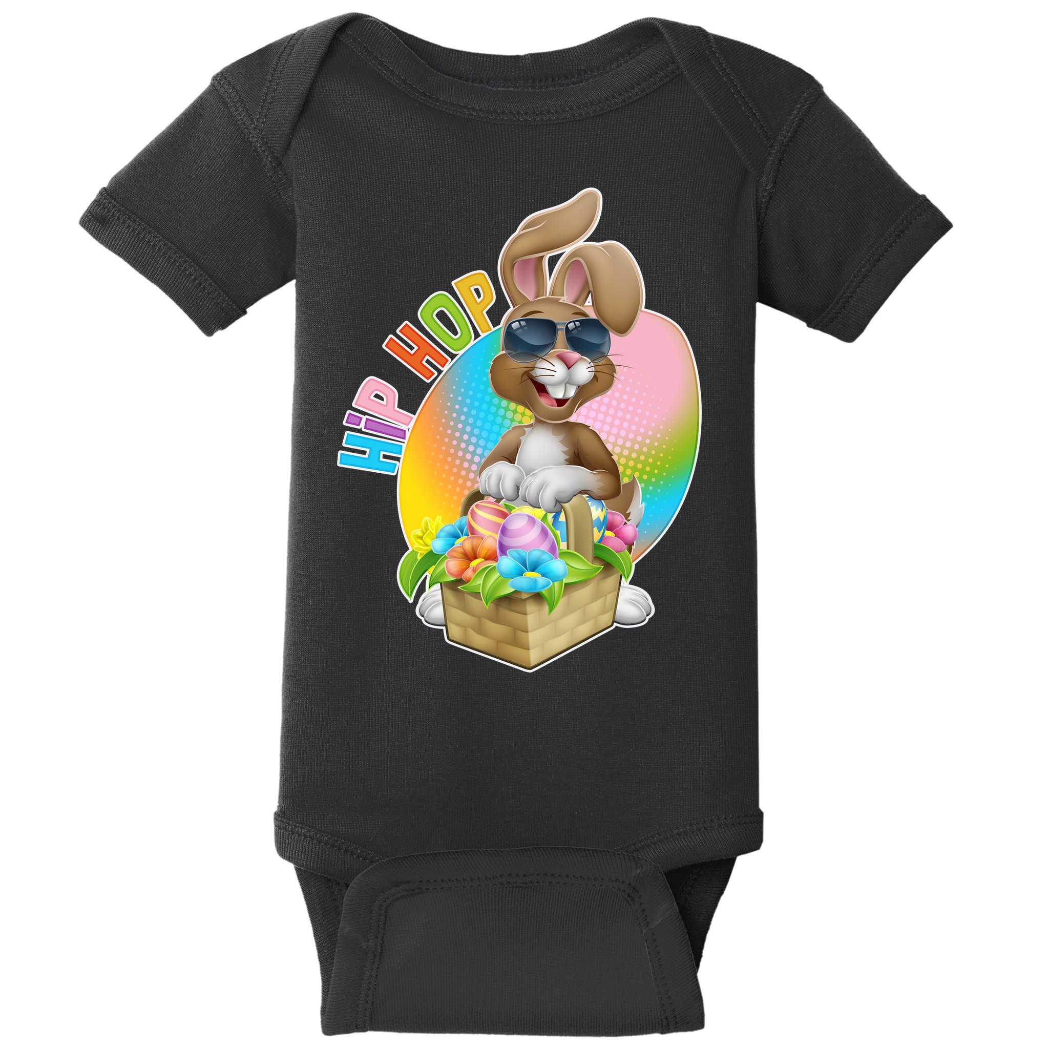 Easter Hip Hop Bunny Baby Bodysuit