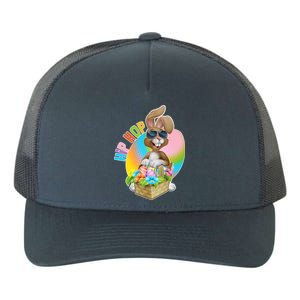 Easter Hip Hop Bunny Yupoong Adult 5-Panel Trucker Hat