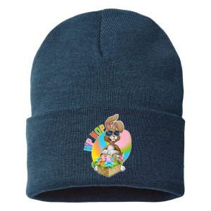 Easter Hip Hop Bunny Sustainable Knit Beanie