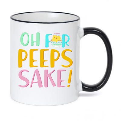 Easter Oh For Peeps Sake 11oz Black Color Changing Mug