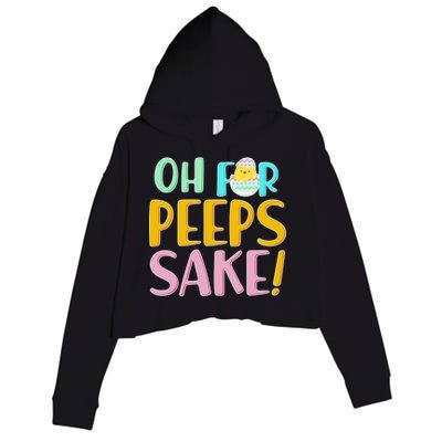 Easter Oh For Peeps Sake Crop Fleece Hoodie