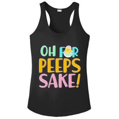 Easter Oh For Peeps Sake Ladies PosiCharge Competitor Racerback Tank